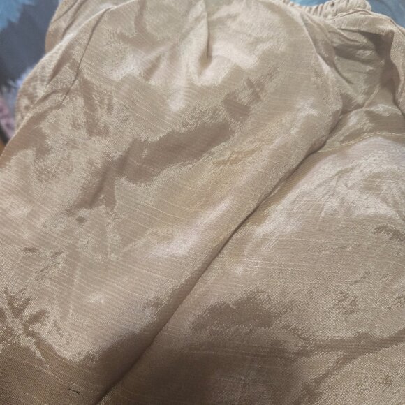 Elegant Champagne Gold Embroidered Formal Dress – Worn ONCE! - Picture 6 of 7